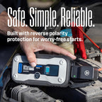 Westinghouse 1500A Portable Jump Starter & USB Power Bank - 12V Car Battery Booster Pack Jump Box for Up to 6.0L Gas & 3.0L Diesel Engines, Bright LED Flashlight, IP65 Rated Waterproof Housing