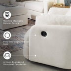 Signature Design by Ashley Modmax Swivel Glider Nursery Recliner, Stain-Resistant Next-Gen Nuvella Performance Fabric Rocking Chair for Living Room, Oyster Beige, 42" W