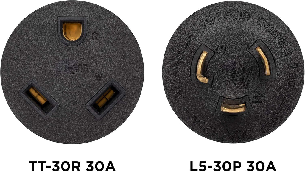 Westinghouse 30154A Generator Plug Adapter, 30A 120V L5-30P to TT-30R