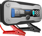 Westinghouse 1500A Portable Jump Starter & USB Power Bank - 12V Car Battery Booster Pack Jump Box for Up to 6.0L Gas & 3.0L Diesel Engines, Bright LED Flashlight, IP65 Rated Waterproof Housing