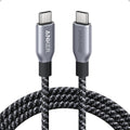 Anker Prime USB C to USB C Cable, 240W Fast Charging Cable (6 FT) | Upcycled braided nylon USB 2.0 cable with 100-year bend durability for iPhone 17/17 Pro/17 Pro Max, MacBook, Galaxy S24
