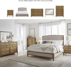 Signature Design by Ashley Sharlance Transitional 9-Drawer Dresser with Felt-Lined Top Drawers, Warm Brown