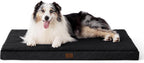 Bedsure Cooling Dog Bed for Crate, Large Breathable Pet Summer Bed, 35 Inch | Orthopedic Egg Crate Foam, Cold Summer Pad Mat, Non-Slip Bottom, Comfy Removable Washable Cover, For Pets Up to 50 lbs