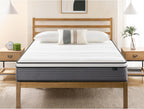 ZINUS 10 Inch True Support Hybrid Mattress [New Version], Queen, Fiberglass Free, Medium Feel, Motion Isolation, Certified Safe Foams & Fabric, Mattress in A Box