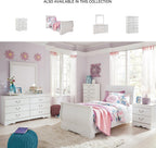 Signature Design by Ashley Children's Anarasia 5 Drawer Chest of Drawers, White