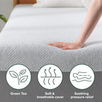Zinus 6 Inch Ultima Memory Foam Mattress [New Version], Full, Fiberglass Free, Medium Firm Feel, Breathable Airflow Memory Foam, Certified Safe Foams & Fabric, Mattress in A Box