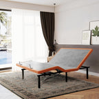 Split King Adjustable Bed Frame with Mattress - 14” Luxury Hybrid Mattress, Smart APP Contorl, Massage, Zero Gravity, Anti-Snore, 5 Minutes Installation, Head and Foot Incline, Medium Soft, Split King