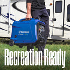 Westinghouse 4000 Peak Watt Super Quiet Dual Fuel Portable Inverter Generator, Remote Electric Start, Gas & Propane Powered, RV Ready, CO Sensor, Parallel Capable