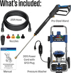 Westinghouse WPX2700e Electric Pressure Washer, 2700 Max PSI and 1.76 Max GPM, Induction Motor, Onboard Soap Tank, Spray Gun and Wand, 5 Nozzle Set, for Cars/Fences/Driveways/Homes/Patios/Furniture