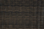 Signature Design by Ashley Brook Ranch Casual Nuvella Weather Resistant Fabric Outdoor Lounge Chair with Cushion, Dark Brown & Beige