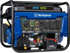 Westinghouse WGen5300DF Dual Fuel Home Backup Portable Generator, 6600 Watts, Remote Electric Start with Auto Choke, Transfer Switch Ready, RV Ready