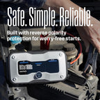 Westinghouse 2000A Portable Jump Starter & USB Power Bank - 12V Car Battery Booster Pack Jump Box for Up to 7.0L Gas & 5.0L Diesel Engines, Bright LED Flashlight, IP65 Rated Waterproof Housing