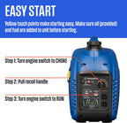 Westinghouse 2800 Peak Watt Super Quiet & Lightweight Portable Inverter Generator, Gas Powered, Parallel Capable, Long Run Time