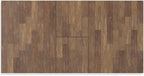 Signature Design by Ashley Wildenauer Dining Extension Table, 18" Self-Storing Butterfly Leaf, Hardwood Solids, Mango Veneer & MDF Substrate, Seats 6 to 8 for Kitchens, Black & Dark Brown, 78"