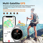 2026 AI Smart Watch with GPT, 1.43" AMOLED Corning 8H Display, Bluetooth Calls, GPS Route Tracking, 5ATM Waterproof, 150+ Sports Modes, Heart Rate Sleep Monitor, Fitness Smartwatch for Android iOS