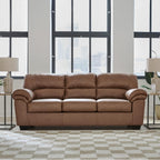 Signature Design by Ashley Walker Point Contemporary Sofa with Removable Cushion, Light Brown