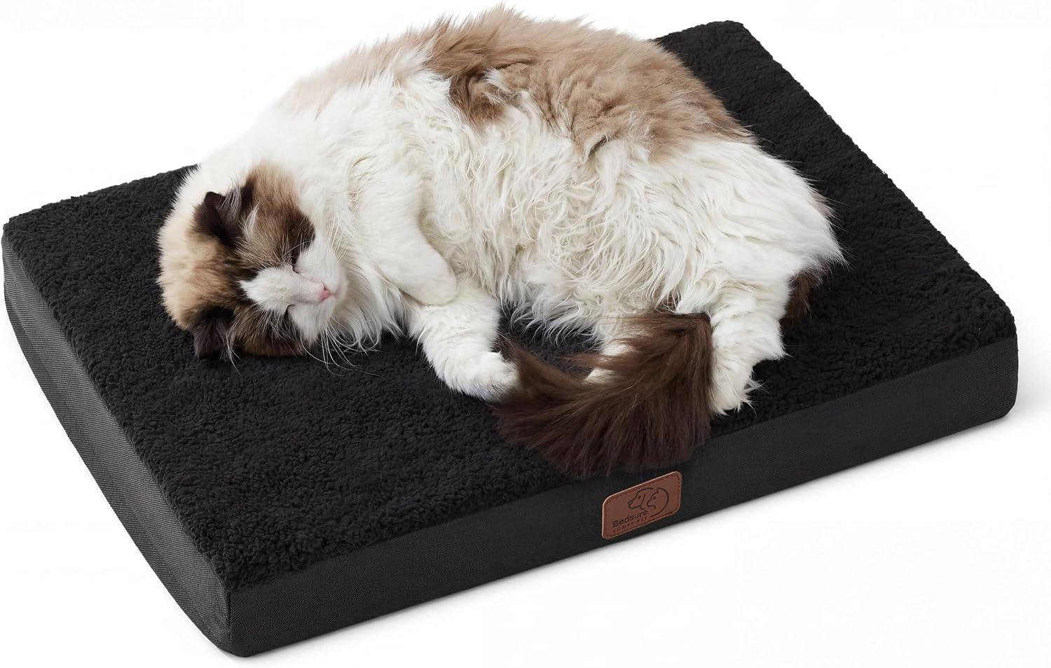 Bedsure Cooling Dog Bed for Crate, Large Breathable Pet Summer Bed, 35 Inch | Orthopedic Egg Crate Foam, Cold Summer Pad Mat, Non-Slip Bottom, Comfy Removable Washable Cover, For Pets Up to 50 lbs