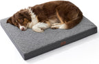 Bedsure Cooling Dog Bed for Crate, Large Breathable Pet Summer Bed, 35 Inch | Orthopedic Egg Crate Foam, Cold Summer Pad Mat, Non-Slip Bottom, Comfy Removable Washable Cover, For Pets Up to 50 lbs