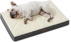 Bedsure Cooling Dog Bed for Crate, Large Breathable Pet Summer Bed, 35 Inch | Orthopedic Egg Crate Foam, Cold Summer Pad Mat, Non-Slip Bottom, Comfy Removable Washable Cover, For Pets Up to 50 lbs