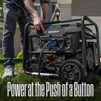 Westinghouse 7500 Peak Watt EFI Dual Fuel Home Backup Portable Generator, Remote Electric Start, Transfer Switch Ready, Gas and Propane Powered, CO Sensor, CARB Compliant