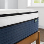 Zinus 12 Inch Comfort Support Hybrid Mattress [New Version], Queen, Fiberglass Free, Medium Plush, Motion Isolation, Certified Safe Foams & Fabric, Mattress in A Box