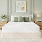 EGOHOME Full Size Memory Foam Mattress, 8 Inch Bed Mattress in A Box with Cooling Green Tea Gel, Pressure Relief with Medium Firm Support, CertiPUR-US Certified, 75''L x 54''W, ‎37.3 pounds White