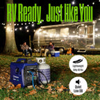 Westinghouse 2800 Peak Watt Super Quiet & Lightweight Dual Fuel Portable Inverter Generator, Gas & Propane Powered, CO Sensor, Parallel Capable, Long Run Time