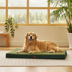 Bedsure Cooling Dog Bed for Crate, Large Breathable Pet Summer Bed, 35 Inch | Orthopedic Egg Crate Foam, Cold Summer Pad Mat, Non-Slip Bottom, Comfy Removable Washable Cover, For Pets Up to 50 lbs