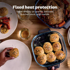 Ninja Crispi Pro 6-in-1 Glass Air Fryer | With Nontoxic, 6qt & 2.5qt Containers & Lids | Microwave, Freezer, Dishwasher Safe | 450°F Max Temp | 1800 Watt | Cyberspace | AS101CY