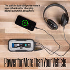 Westinghouse 1500A Portable Jump Starter & USB Power Bank - 12V Car Battery Booster Pack Jump Box for Up to 6.0L Gas & 3.0L Diesel Engines, Bright LED Flashlight, IP65 Rated Waterproof Housing