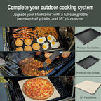 Ninja FlexFlame, Grill and Smoker, Electric and Propane Grill, Roaster, BBQ Grill, 5-in-1 Cooking System, 3 Burner, Digital Control, Outdoor Cooking, Griddle, Pizza Maker, Stainless Steel, PG301